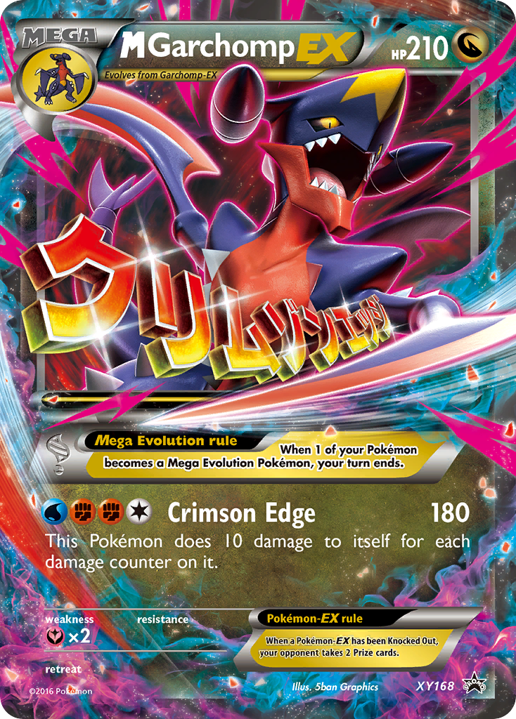 M Garchomp EX (XY168) [XY: Black Star Promos] - The Mythic Store | 24h Order Processing
