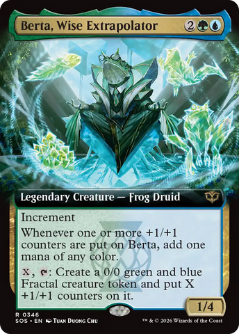 Berta, Wise Extrapolator (Extended Art) [Secrets of Strixhaven] - The Mythic Store | 24h Order Processing
