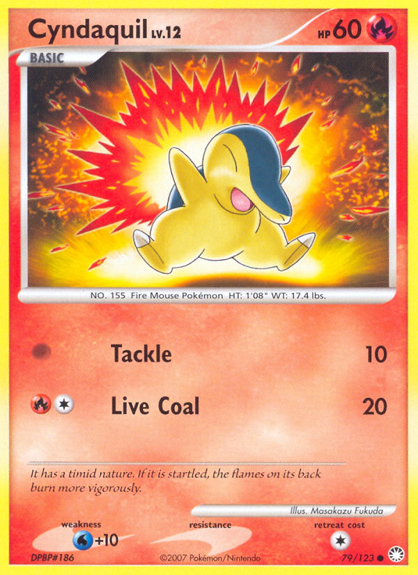 Cyndaquil (79/123) [Diamond & Pearl: Mysterious Treasures] - The Mythic Store | 24h Order Processing