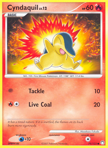 Cyndaquil (79/123) [Diamond & Pearl: Mysterious Treasures] - The Mythic Store | 24h Order Processing