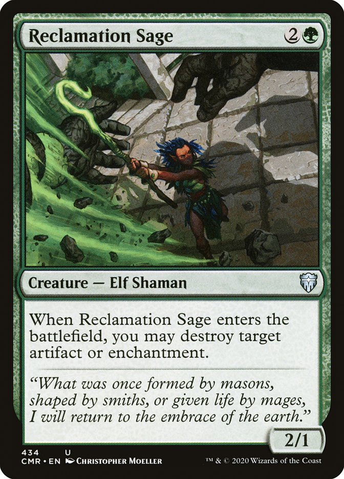 Reclamation Sage (434) [Commander Legends] - The Mythic Store | 24h Order Processing