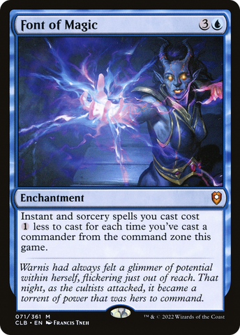 Font of Magic [Commander Legends: Battle for Baldur's Gate] - The Mythic Store | 24h Order Processing