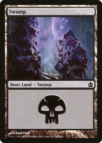 Swamp (308) [Commander 2011] - The Mythic Store | 24h Order Processing