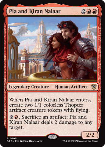 Pia and Kiran Nalaar [Aetherdrift Commander] - The Mythic Store | 24h Order Processing