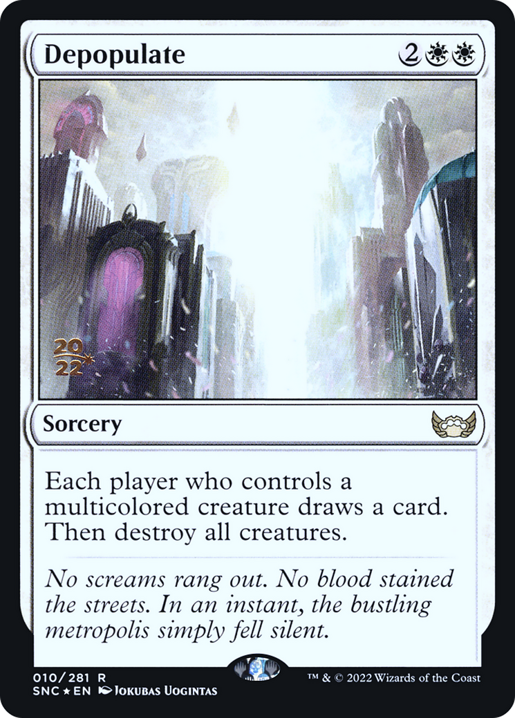 Depopulate [Streets of New Capenna Prerelease Promos] - The Mythic Store | 24h Order Processing
