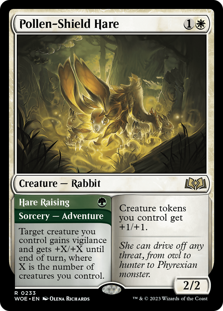 Pollen-Shield Hare // Hare Raising [Wilds of Eldraine] - The Mythic Store | 24h Order Processing