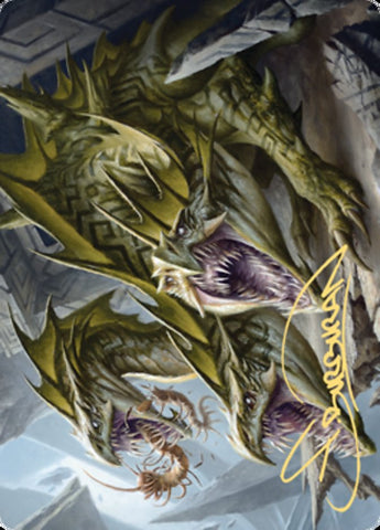 Grakmaw, Skyclave Ravager Art Card (Gold-Stamped Signature) [Zendikar Rising Art Series] - The Mythic Store | 24h Order Processing