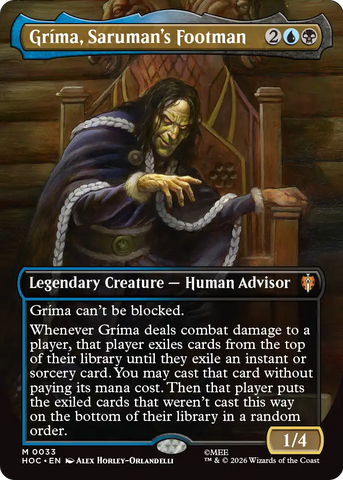 Grima, Saruman's Footman (Borderless) [The Hobbit: Eternal-Legal] - The Mythic Store | 24h Order Processing
