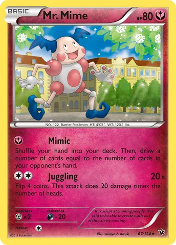 Mr. Mime (67/124) [XY: Fates Collide] - The Mythic Store | 24h Order Processing