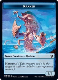 Kraken // Satyr Double-Sided Token [Theros Beyond Death Tokens] - The Mythic Store | 24h Order Processing