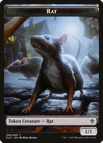 Rat Token [Throne of Eldraine Tokens] - The Mythic Store | 24h Order Processing