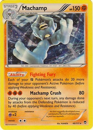 Machamp (46/111) (Cosmos Holo) (Blister Exclusive) [XY: Furious Fists] - The Mythic Store | 24h Order Processing