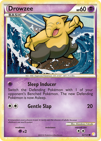 Drowzee (62/123) [HeartGold & SoulSilver: Base Set] - The Mythic Store | 24h Order Processing