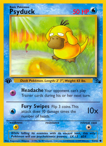 Psyduck (53/62) [Fossil 1st Edition] - The Mythic Store | 24h Order Processing
