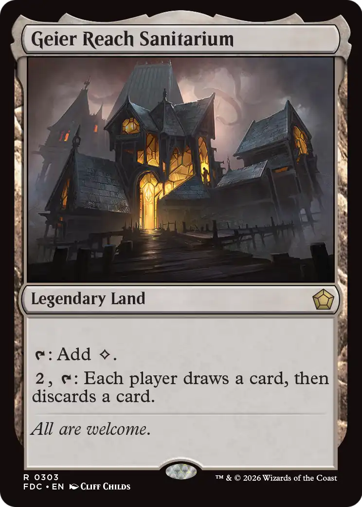 Geier Reach Sanitarium [Foundations Commander] - The Mythic Store | 24h Order Processing