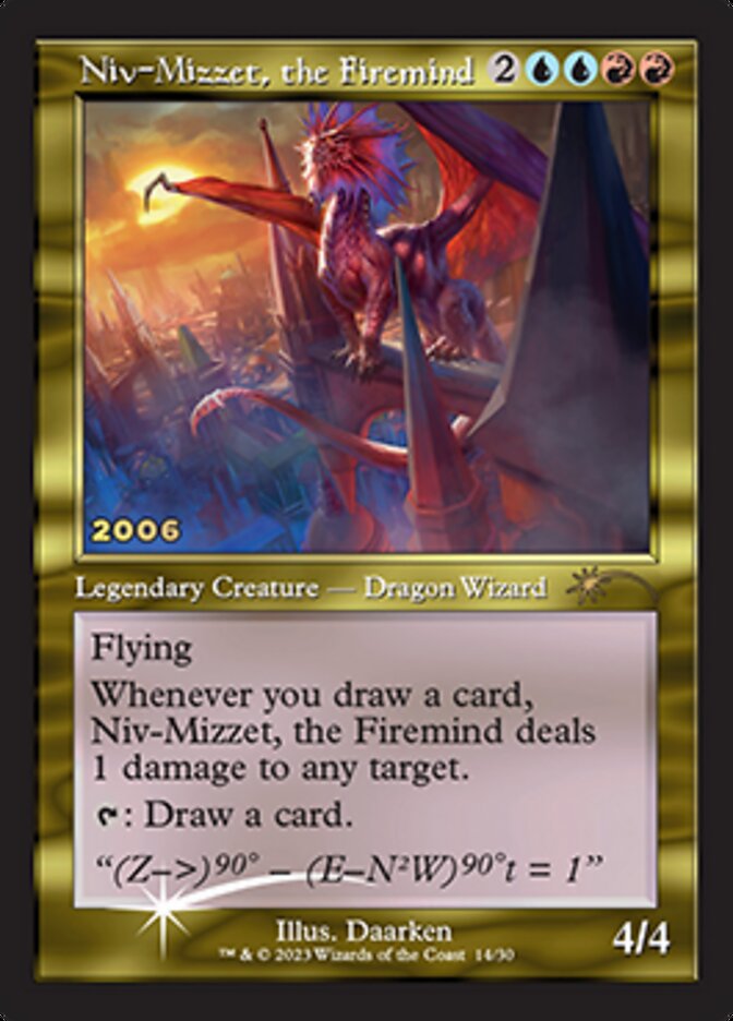 Niv-Mizzet, the Firemind [30th Anniversary Promos] - The Mythic Store | 24h Order Processing
