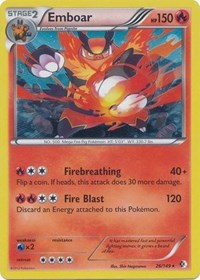 Emboar (26/149) (Cosmos Holo) (Blister Exclusive) [Black & White: Boundaries Crossed] - The Mythic Store | 24h Order Processing