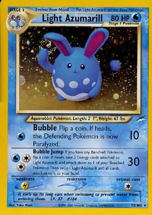 Light Azumarill (13/105) [Neo Destiny Unlimited] - The Mythic Store | 24h Order Processing