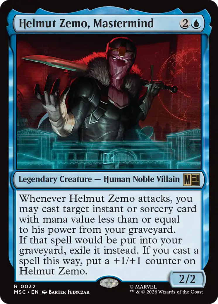Helmut Zemo, Mastermind (Surge Foil) [Marvel Super Heroes Commander] - The Mythic Store | 24h Order Processing