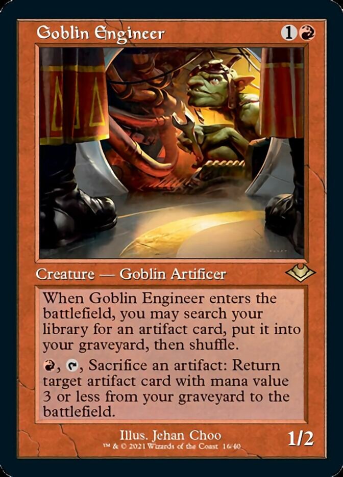 Goblin Engineer (Retro Foil Etched) [Modern Horizons] - The Mythic Store | 24h Order Processing