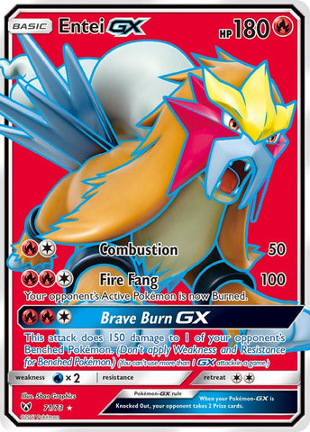 Entei GX (71/73) (Full Art) [Sun & Moon: Shining Legends] - The Mythic Store | 24h Order Processing