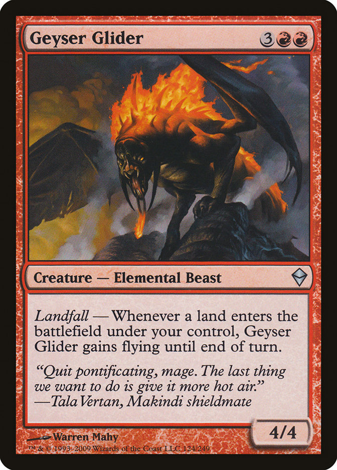 Geyser Glider [Zendikar] - The Mythic Store | 24h Order Processing