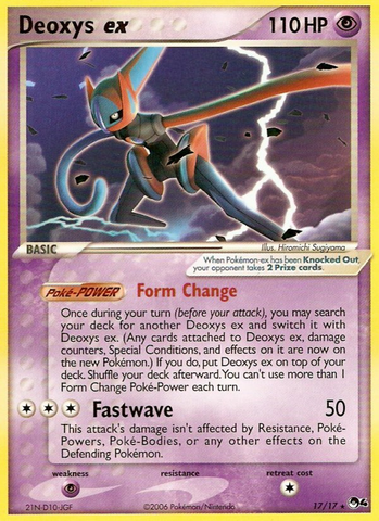 Deoxys ex (17/17) [POP Series 4] - The Mythic Store | 24h Order Processing