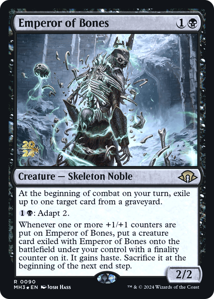 Emperor of Bones [Modern Horizons 3 Prerelease Promos] - The Mythic Store | 24h Order Processing