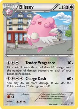 Blissey (81/119) (Cosmos Holo) [XY: Phantom Forces] - The Mythic Store | 24h Order Processing