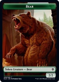 Bear // Food (17) Double-Sided Token [Throne of Eldraine Tokens] - The Mythic Store | 24h Order Processing