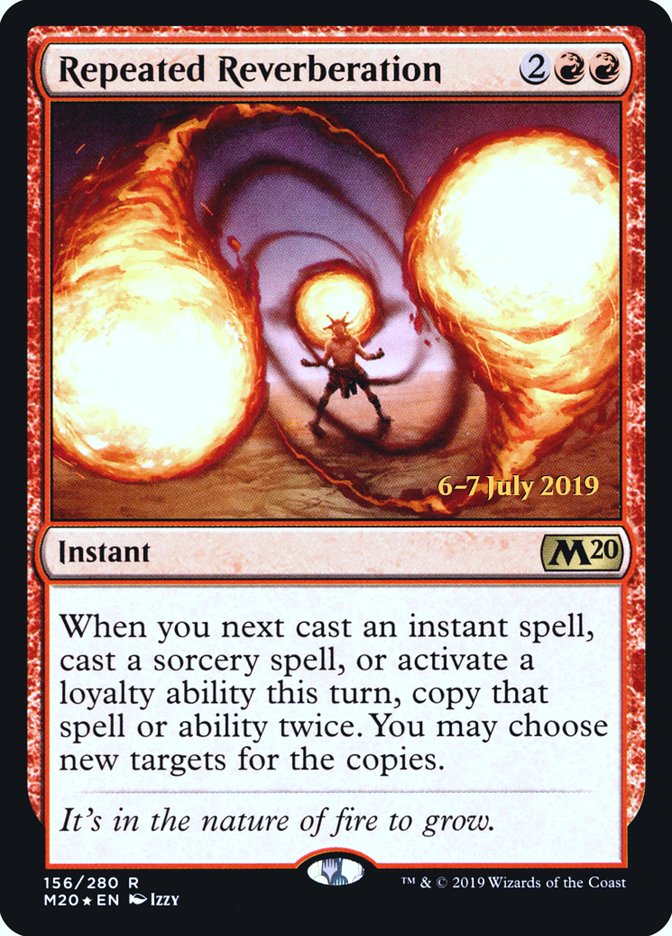 Repeated Reverberation [Core Set 2020 Prerelease Promos] - The Mythic Store | 24h Order Processing