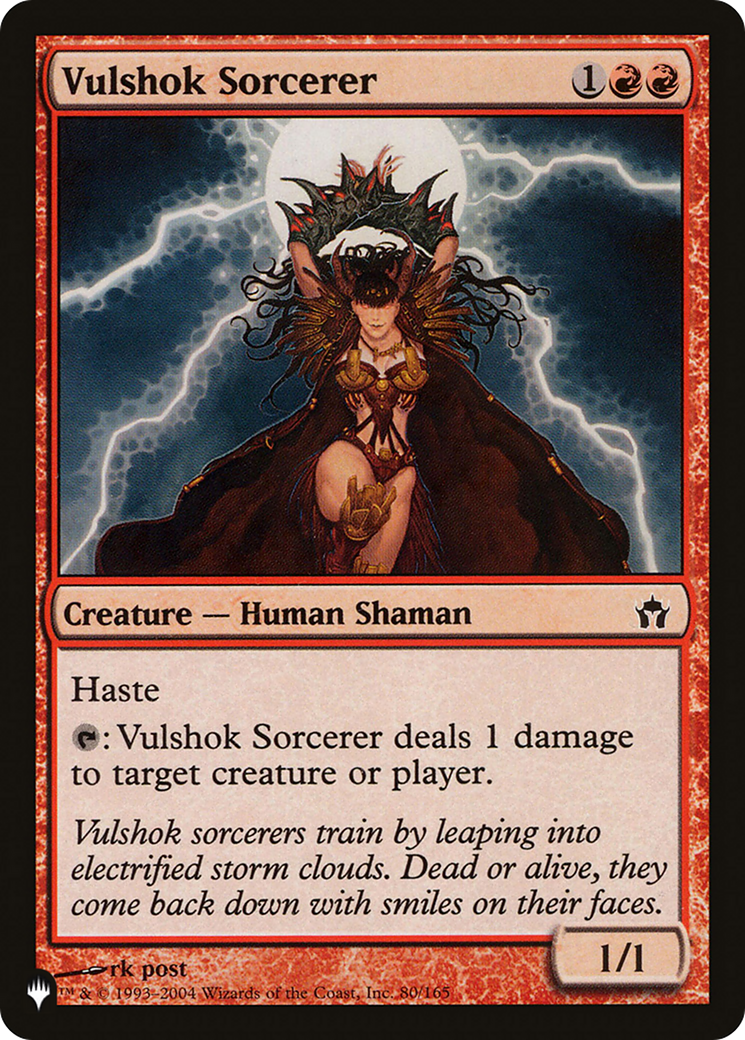 Vulshok Sorcerer [The List] - The Mythic Store | 24h Order Processing