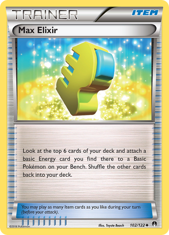 Max Elixir (102/122) [XY: BREAKpoint] - The Mythic Store | 24h Order Processing