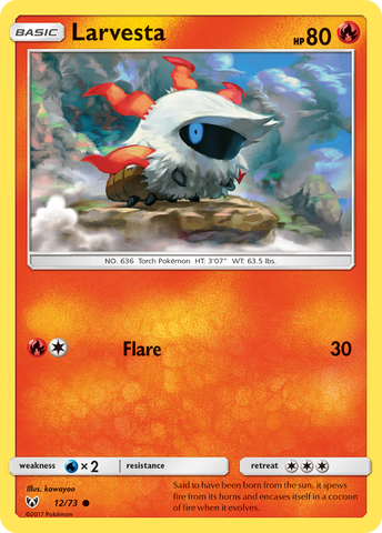 Larvesta (12/73) [Sun & Moon: Shining Legends] - The Mythic Store | 24h Order Processing