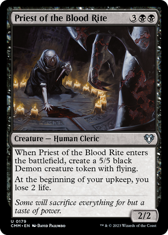 Priest of the Blood Rite [Commander Masters] - The Mythic Store | 24h Order Processing