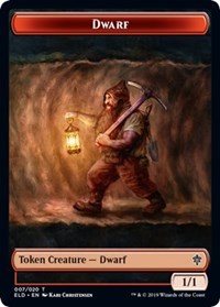 Dwarf // Food (16) Double-Sided Token [Throne of Eldraine Tokens] - The Mythic Store | 24h Order Processing