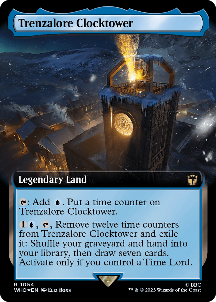 Trenzalore Clocktower (Extended Art) (Surge Foil) [Doctor Who] - The Mythic Store | 24h Order Processing