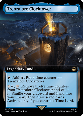 Trenzalore Clocktower (Extended Art) (Surge Foil) [Doctor Who] - The Mythic Store | 24h Order Processing