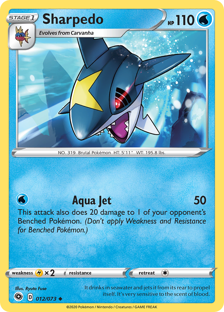 Sharpedo (012/073) [Sword & Shield: Champion's Path] - The Mythic Store | 24h Order Processing