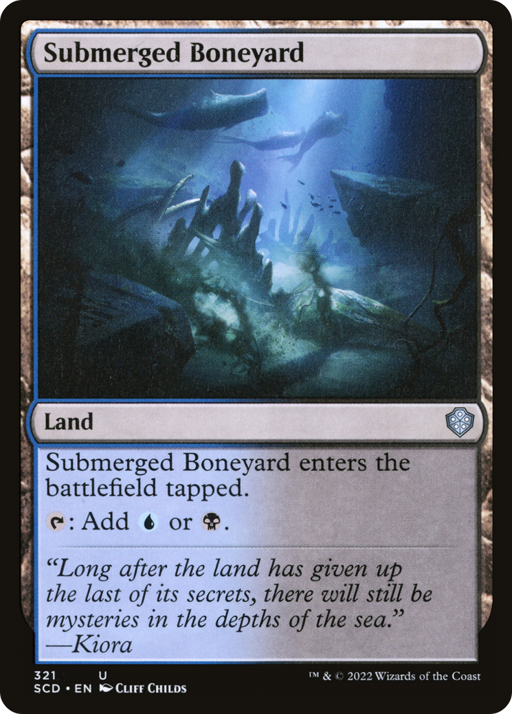 Submerged Boneyard [Starter Commander Decks] - The Mythic Store | 24h Order Processing