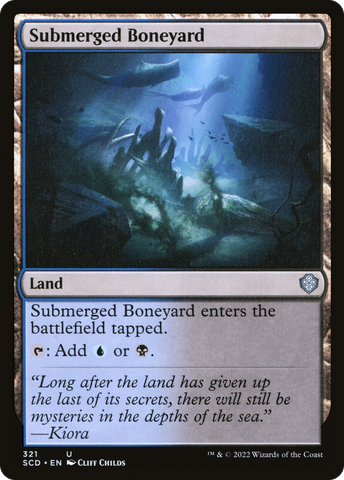 Submerged Boneyard [Starter Commander Decks] - The Mythic Store | 24h Order Processing