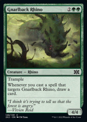 Gnarlback Rhino [Double Masters 2022] - The Mythic Store | 24h Order Processing