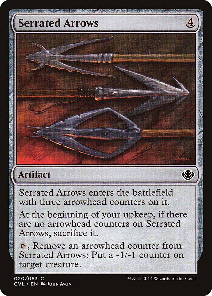 Serrated Arrows (Garruk vs. Liliana) [Duel Decks Anthology] - The Mythic Store | 24h Order Processing