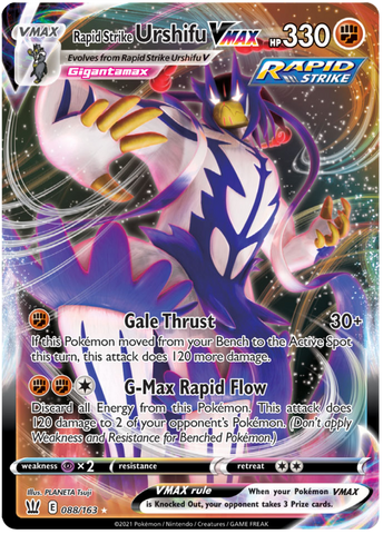 Rapid Strike Urshifu VMAX (088/163) (Jumbo Card) [Sword & Shield: Battle Styles] - The Mythic Store | 24h Order Processing