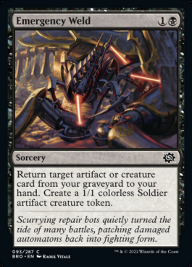 Emergency Weld [The Brothers' War] - The Mythic Store | 24h Order Processing