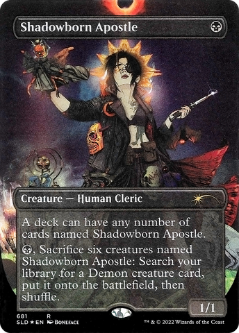 Shadowborn Apostle (681) (Borderless) [Secret Lair Drop Promos] - The Mythic Store | 24h Order Processing