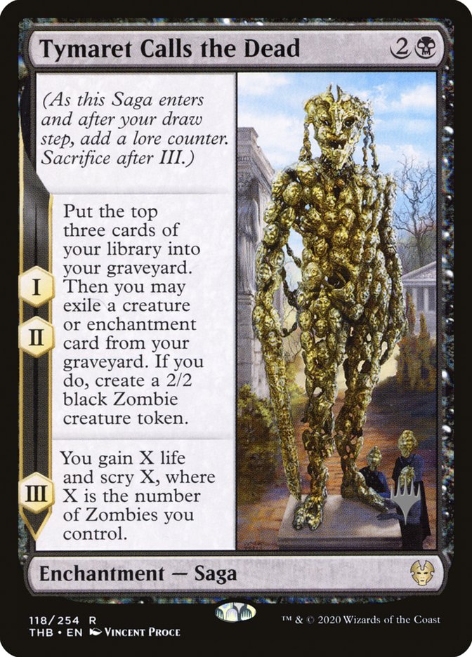 Tymaret Calls the Dead (Promo Pack) [Theros Beyond Death Promos] - The Mythic Store | 24h Order Processing