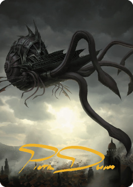 Nautiloid Ship Art Card (Gold-Stamped Signature) [Commander Legends: Battle for Baldur's Gate Art Series] - The Mythic Store | 24h Order Processing