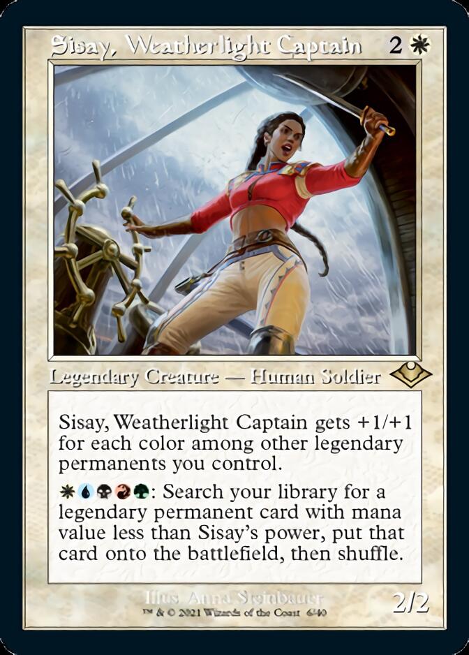 Sisay, Weatherlight Captain (Retro Foil Etched) [Modern Horizons] - The Mythic Store | 24h Order Processing