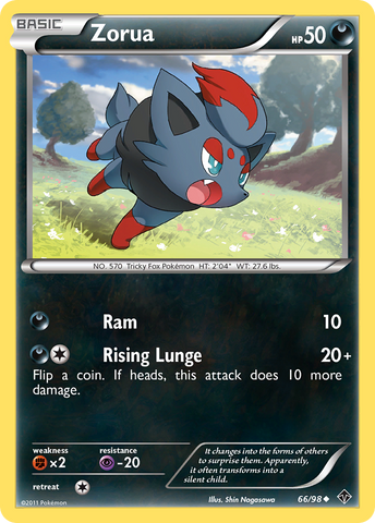 Zorua (66/98) [Black & White: Emerging Powers] - The Mythic Store | 24h Order Processing